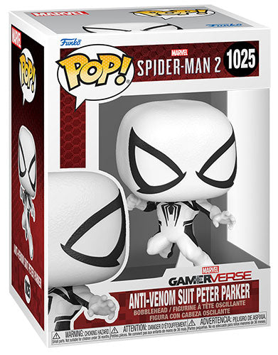 FUNKO POP Spider-Man 2 Anti-Venom Suit Peter Parker 1025