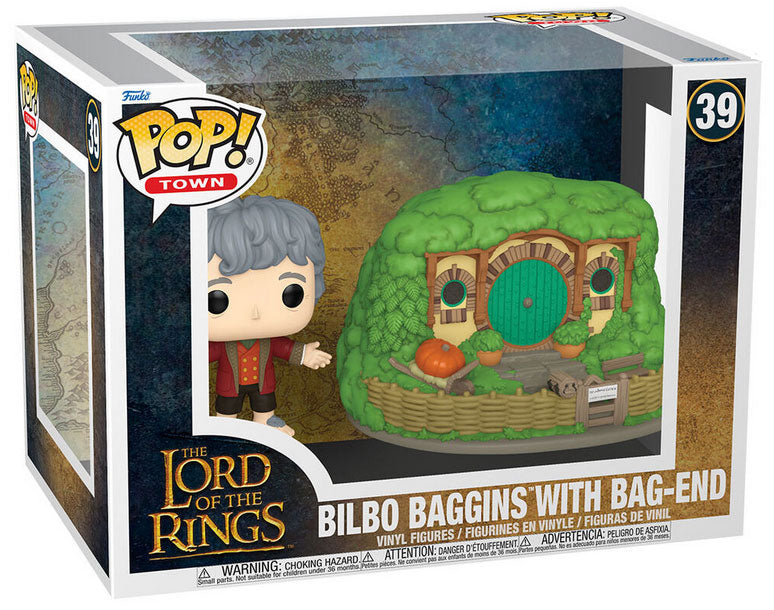 FUNKO POPS Lord of the Rings Bilbo w/Bag-End 39