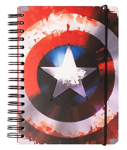 A5-Notizbuch Captain America Shield