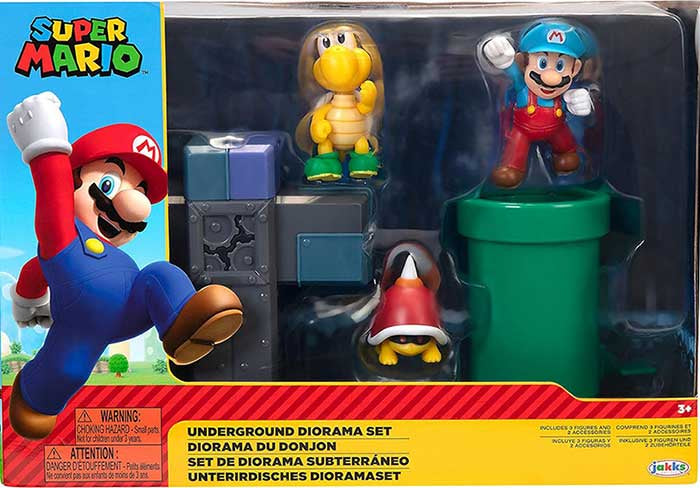 Super Mario Underground Diorama Assortment Set 5pcs