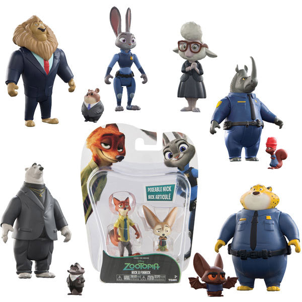 Zootropolis Double Pack Assorted Figures.