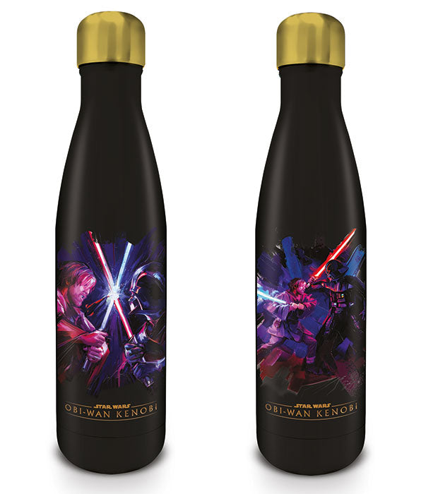 Star Wars Obi-Wan Kenobi Battle Metallic Water Bottle
