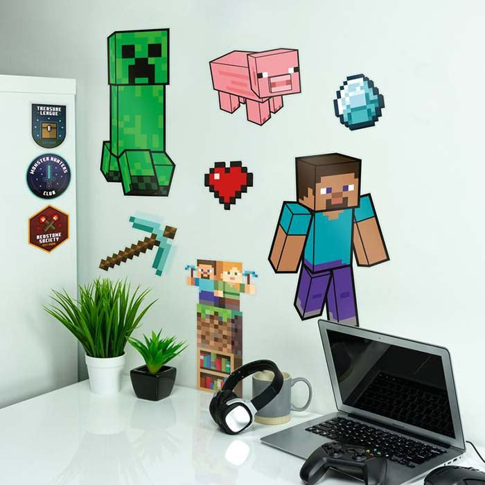 Paladone* Adesivi da Parete Minecraft