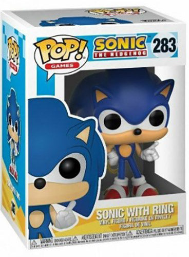 FUNKO POP Sonic the Hedgehog Sonic w/Ring 283
