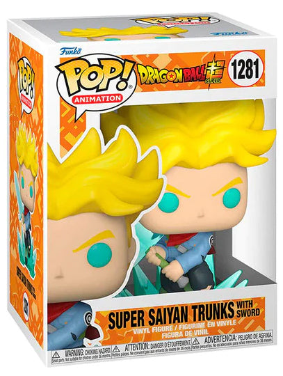 FUNKO POP Dragon Ball Super Saiyan Trunks mit Schwert 1281