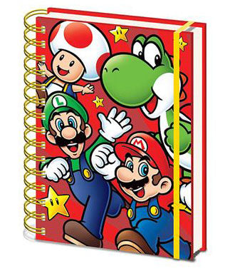 Super Mario A5-Notizbuch