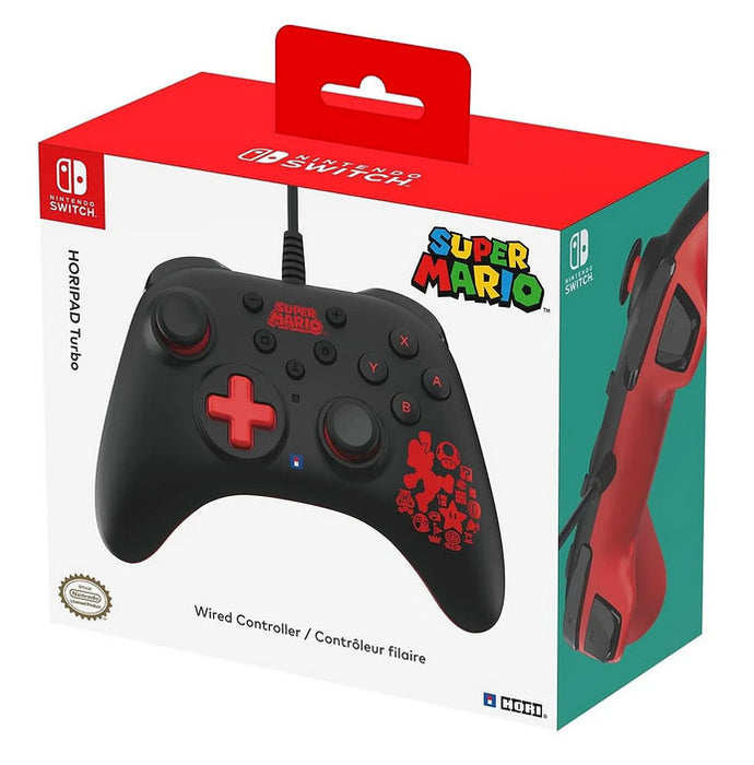 HORI SWITCH Kabelgebundener Controller Horipad Turbo Mario