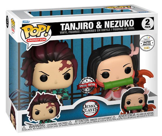 FUNKO POPS Demon Slayer Tanjiro & Nezuko 2 Pack