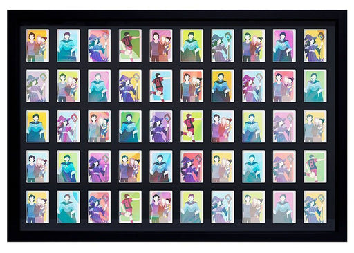 Cornice Esposizione Trading Card Nera 50 Posti-0