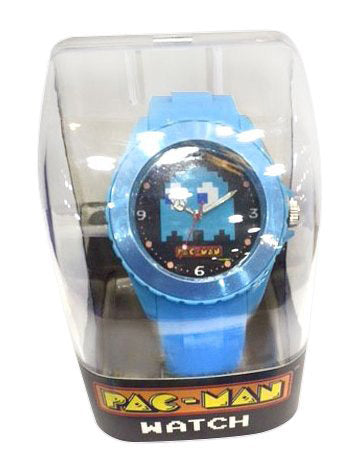 Pac-Man Analoge Armbanduhr Blau