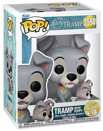 FUNKO POP Lilli e Il Vagabondo 70th w/Puppy 1554