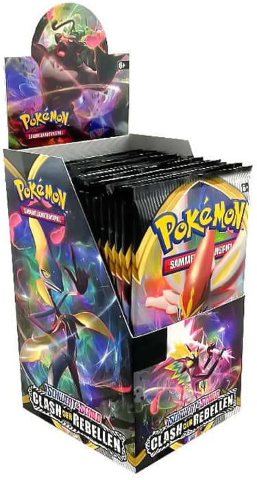 Pokemon ENG Fragore Ribelle Box 18 Buste
