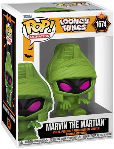 FUNKO POP Looney Tunes Marvin The Martian as The Mummy 1674