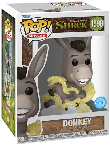 FUNKO POP Shrek 30th Donkey GLITTER 1598