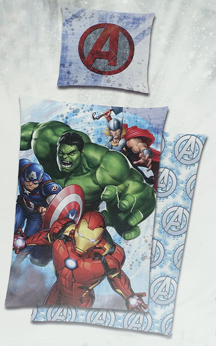 Copripiumino Singolo Cotone Marvel Avengers