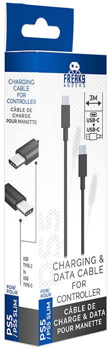 FREAKS PS5 USB-C auf USB-C Ladekabel 3m
