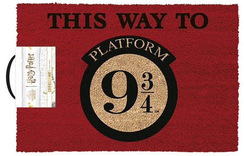 Harry Potter Fußmatte „Hier entlang zum Gleis 9 3/4“