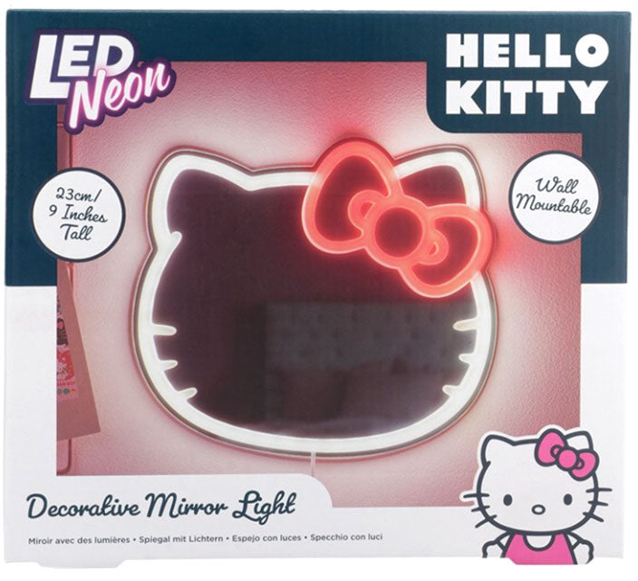 Paladone Hello Kitty Spiegel-Neon-Wandlampe