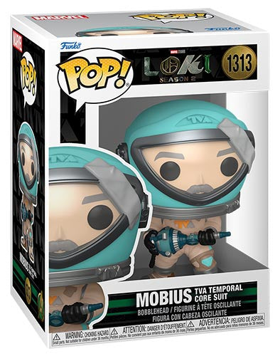 FUNKO POP Marvel Loki S2 Mobius Temporal Suit Bobble 1313