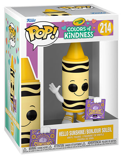 FUNKO POP Crayola Colors of Kidness Hello Sunshine 214