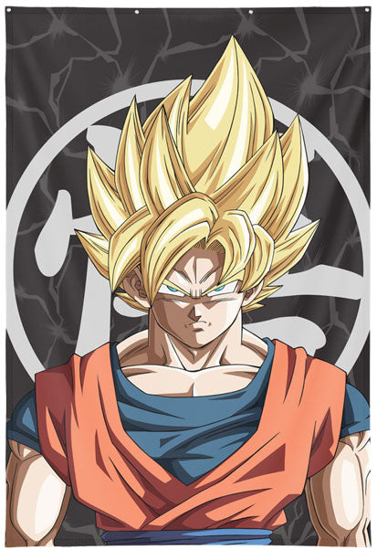 Wall Decor Dragon Ball Z Goku Super Saiyan 125x85cm
