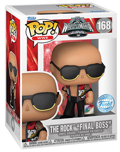 FUNKO POP WWE The Rock Final Boss 168