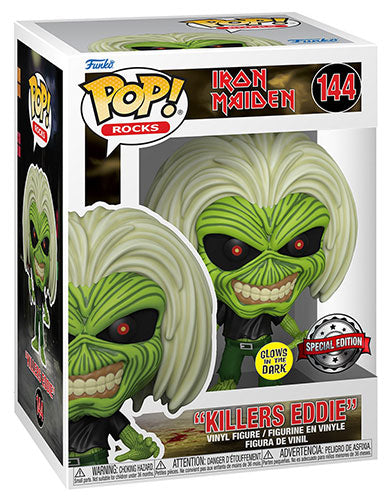 FUNKO POPS Iron Maiden Killers Eddie GLOW 144