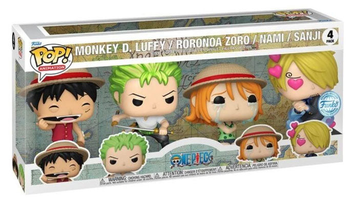 FUNKO POPS One Piece Straw Hat Crew 4 Pack