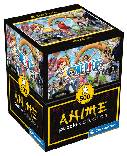 Puzzle 500pz One Piece Box Cube-0