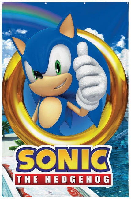 Wall Decor Sonic The Hedgehog 125x85cm