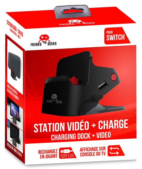FREAKS Switch Dock & Ständer Schwarz
