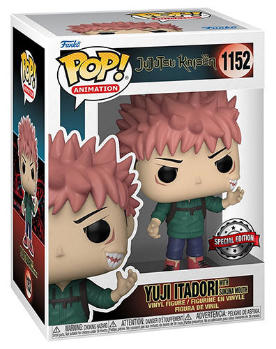 FUNKO POP Jujutsu Kaisen Yuji Itadori w/Sukuna Mouth 1152