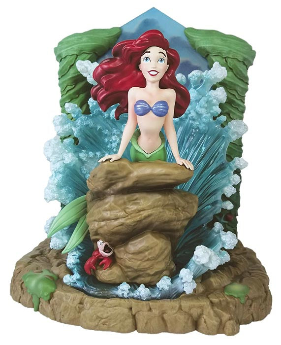 The Little Mermaid Ariel on the Rock