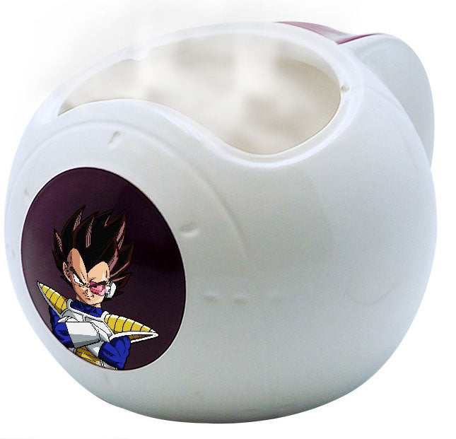 Tazza 3D Cambia Colore Dragon Ball Vegeta Spaceship