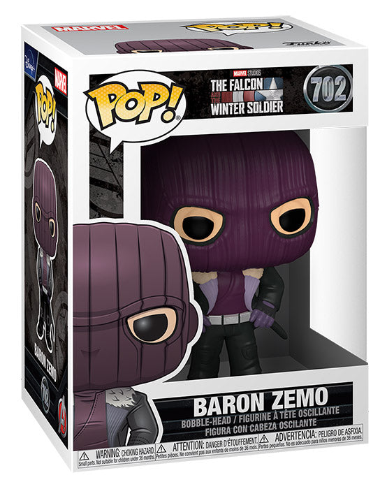 FUNKO POP The Falcon & WS Baron Zemo Bobble 702