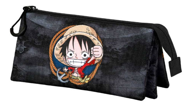 One Piece Monkey D.Luffy lachendes Dreifach-Federmäppchen