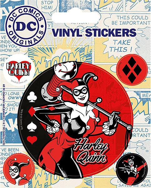 Harley Quinn Aufkleber Retro