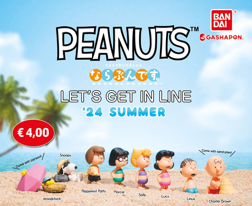 GASHAPON Peanuts Let's Get In Line '24 Summer 1 Pallina