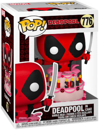 FUNKO POP Deadpool 30th Deadpool in Cake 776