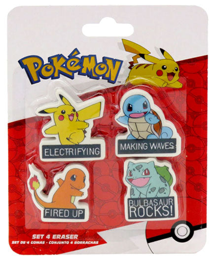Pokemon Radiergummi-Set