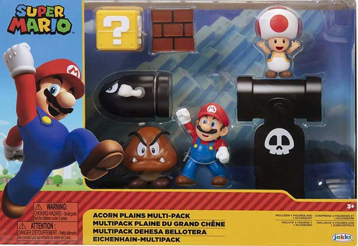 Super Mario Acorn Plains Diorama Set 5pcs
