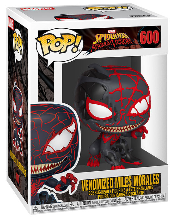 FUNKO POP Spider-Man Maximum Venom Venom Miles Morales 600