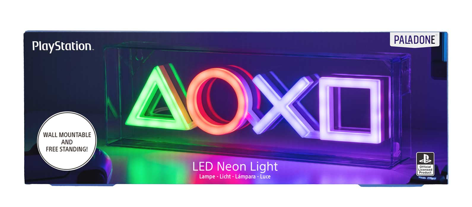Paladone Neonlampe PlayStation-Symbole
