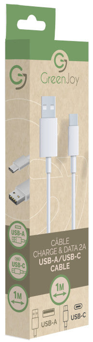 FREAKS USB-A auf USB-C Ladekabel Weiß 1m V2