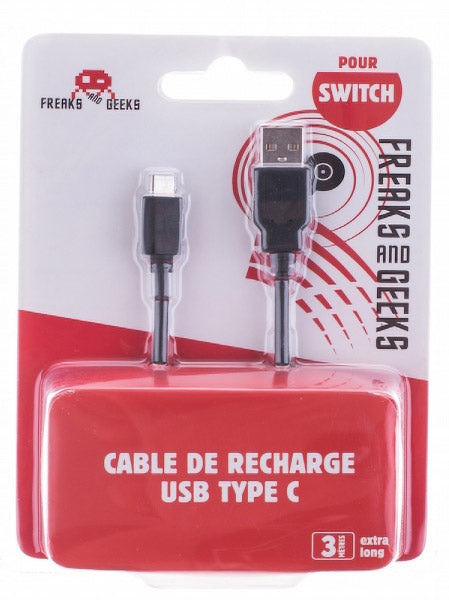 FREAKS SWITCH USB-A auf USB-C Ladekabel 3m