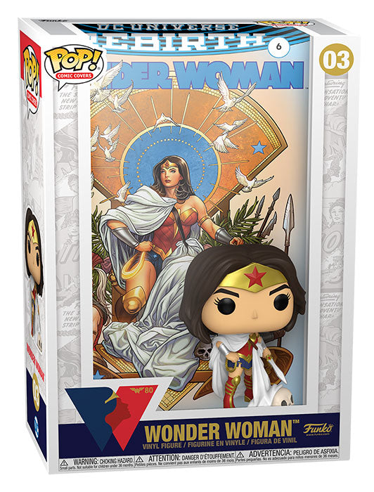 FUNKO POPS Comic Cover Wonder Woman 80th Rebirth 03