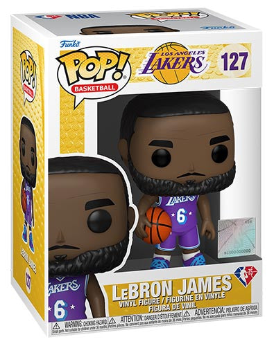 FUNKO POP NBA Los Angeles Lakers LeBron James 127