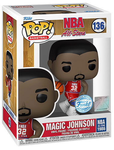 FUNKO POP NBA AllStar Magic Johnson 136