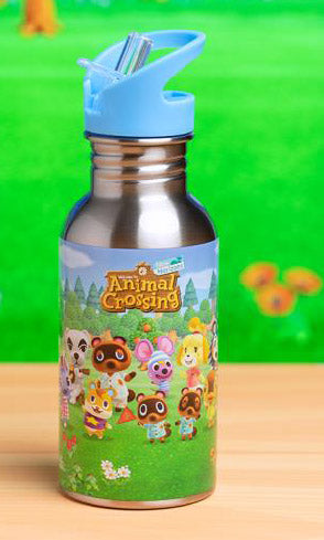 Paladone Metal Water Bottle Animal Crossing