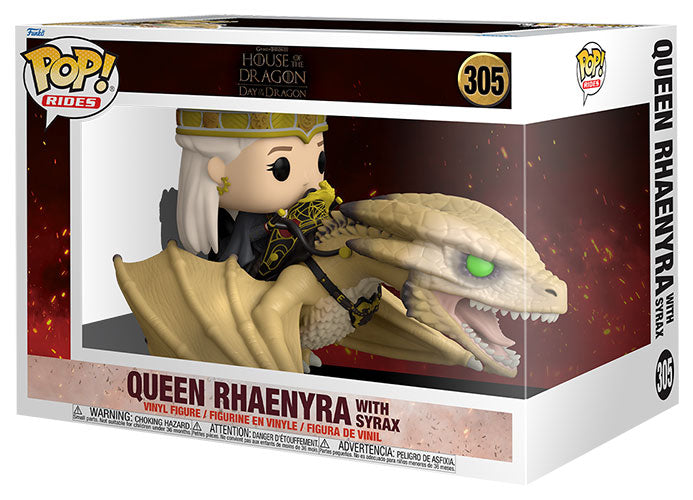 FUNKO POPS House of the Dragon Queen Rhaenyra w/Syrax 305